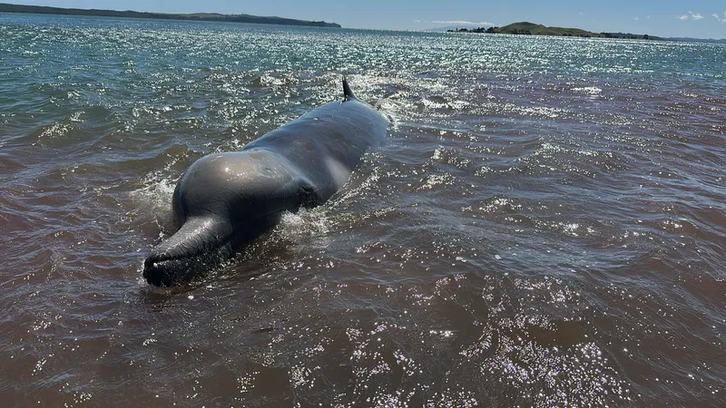Shepherd's Beaked Whale (Tasmacetus shepherdi)